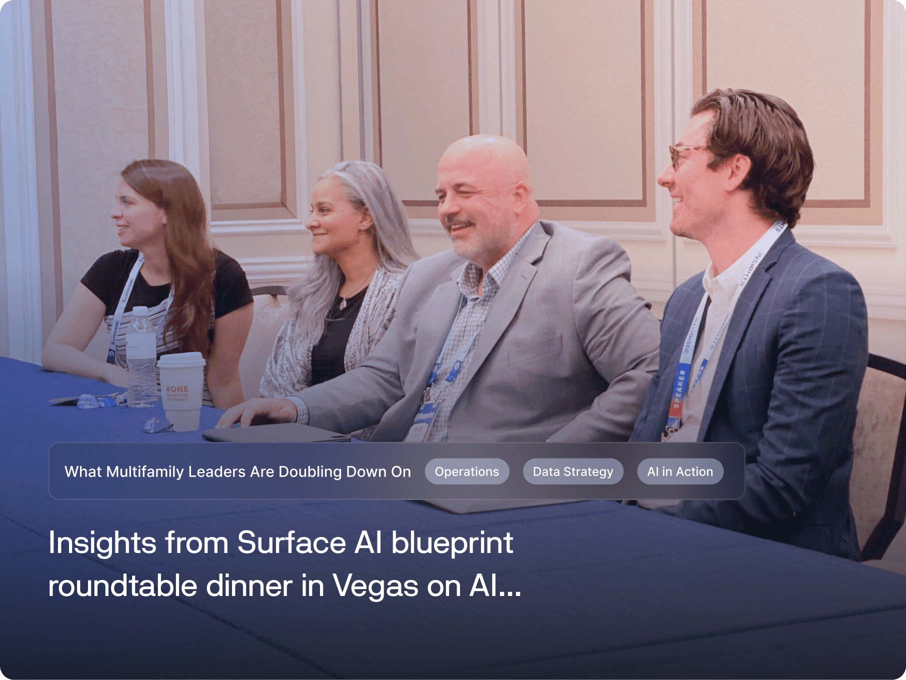 SurfaceAI’s Blueprint Dinner With Multifamily Leaders