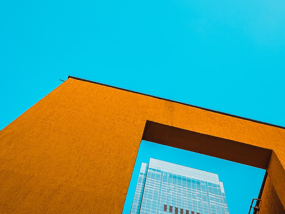 A Low Angle Shot Of Modern Architectural Details